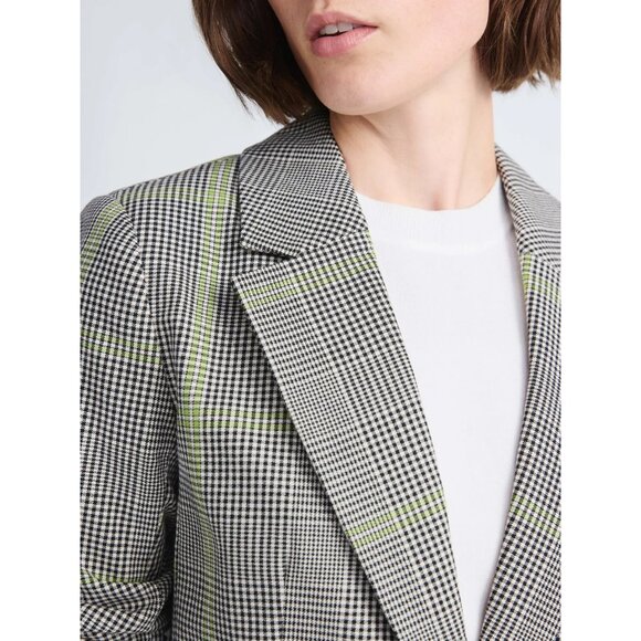 Free Assembly Women Single-Breasted Blazer, Size XL (16-18), Regular Fit, Plaid - Picture 5 of 5